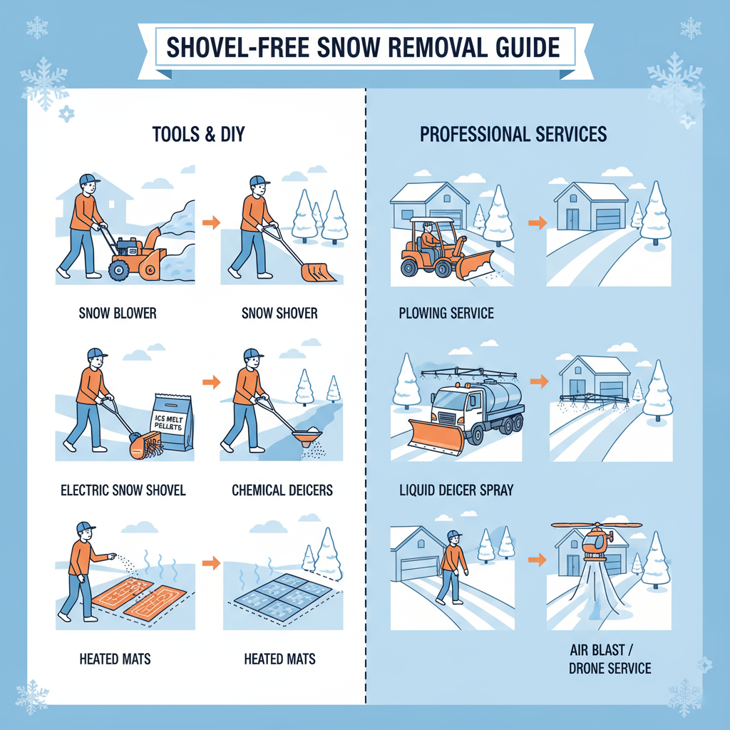 How to Remove Snow from Driveway Without a Shovel? 11 Effective Methods
